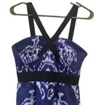 Phoebe Couture  size 6 Halter Neck Ikat dress blue $99 Photo 1