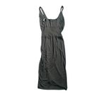 Young Fabulous and Broke Black V Neck Mesh Panel Sleeveless Midi Dress Size S NWT Photo 5