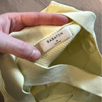 Babaton  Asymmetrical Ribbed Crop Top – Size Medium Photo 4