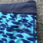 Nike  Relay Dri-fit Tight Capri Run Fast Live Fearless Size M Blue Workout Active Photo 6