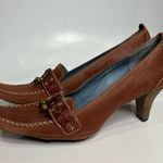 Indigo by Clarks pointed toe heels suede dancing shoes size 9 Brown Photo 2