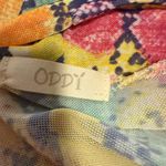 ODDY Yellow and Pink Exotic Swim Coverup Size undefined Photo 7