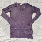 Pink Rose  Early 2000's Whimsygoth Grunge Purple Sheer Distressed Long Sleeve S Photo 0