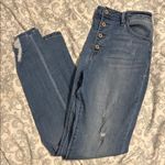 KanCan USA KanCan - Blue Skinny Jeans with Subtle Faded Look Photo 3