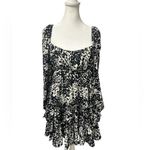 BUDDY LOVE Ruffle Swing Dress White Photo 1