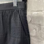 Robert Rodriguez  Black Perforated Mini Skirt Photo 3