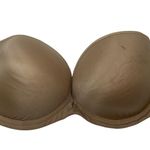 Le Mystere Size 34DDD 34F Bra Natural Sculptural Strapless Push Up Nude Beige Tan Photo 0