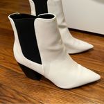 Lulus Lulu’s Cecy White Pointed Toe Ankle Booties 9 Photo 5