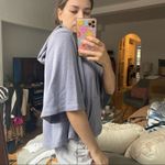 Ideology  Grey Short Sleeve Oversized Hoodie Sz Small Photo 11