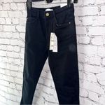 ZARA NWT Women’s Black Mid Rise Skinny Black Jeans Size 4 Photo 2