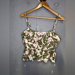 Parker Floral Egret Peplum Size 10 Photo 1