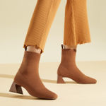 Vivaia Regina Pro Arch Relief Water RPT Stretch Comfort Slip On Dark Caramel 8.5 Brown Photo 0