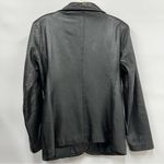 Vintage 2000 Sassoon’s blazer style black distressed medium leather jacket Photo 1