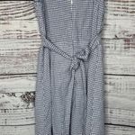 J.O.A. Just One Answer Blue Gingham Bow Front Dress Small Photo 2
