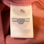 Lands' End  Women's Soft Mojave Rose Herringbone Long Sleeve Sport Knit Pullover L Photo 5