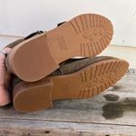 Bleecker and Bond  Kelsey tan suede buckle strap ankle booties 8.5M Photo 6