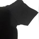 Aeropostale Women's Black Off-the-Shoulder Crop Top - Size Small Photo 2