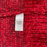 Maurice's Bright Red Chenille Knit Open Front Cardigan Photo 10
