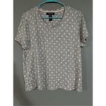 Rene Rofe Sleepwear Short Sleeve Shirt With Shorts Set Size Large Gray Photo 2