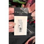 Tahari  ASL 12 Black Red Floral Chiffon Mini Dress Cocktail Party Festival NWT Photo 12