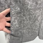 Christopher & Banks Christopher & Banks Gray Corduroy Jacket Full Zip Plus 1X Scroll Preppy Photo 4