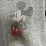 Disney  grey distressed Mickey sweatshirt size xl Photo 4