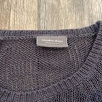 Wooden Ships  Gray Crew Neck Sweater with cable knit sleeves Photo 1