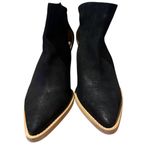 Free People  Wilder Black Leather Ankle Booties Size 37 US 7 Photo 2