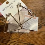 Uncommon James NWT  Chemistry Gold Triangle Earrings Photo 3