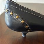 Coach Tabitha Kitten Heels Elegant Black Leather Women's Size 8 EUC Photo 15