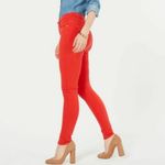 7 For All Mankind Jen 7 By  Women's Ankle Skinny Jeans Pants Size 4 27 NWT Red Photo 10