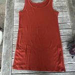 A New Day Light Pink and Terracotta Tank Top Photo 1