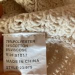 Solitaire  Cream Crochet Women's Boxy T-shirt Blouse Photo 4