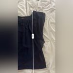 Nwt AGB Solid Chiffon Popover Blouse Necklace size small navy blue top trendy Photo 8