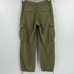 TNA Aritzia Supply Cargo Pants Green Heavyweight Cotton Baggy Women’s Size 0 Photo 4