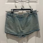 We The Free Free People Denim Mini Skort Photo 2