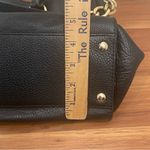 Michael Kors MICHAEL Hamilton Large Black Pebbled Leather Satchel Shoulder Bag Photo 7