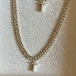 Chain Diamond Cross Necklace Photo 2