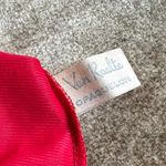 Vintage Maraschino Cherry Red Lace Trim Slip Dress Size L Photo 3