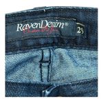 Raven Denim Sadie Bootcut Jeans Dark Wash Mid Rise Jeans Women Size 29 Blue Photo 7