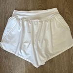 Aerie White Athletic Shorts Photo 2