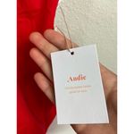 ANDIE  Womens Red One-Peice Bodysuit Sleeveless Size L Photo 2