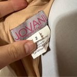 Jovani  49553A white cream lace halter prom dress NEW 2 Photo 6