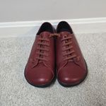 Camper Unisex Peu Red Leather Casual Comfort Barefoot Shoes Size 43 M 9.5 W 11.5 Brown Photo 1