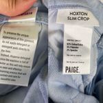 Paige Hoxton Slim Crop Raw Hem Jeans Size 27 Tie Dye blue & white NEW Photo 15