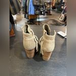 Marc Fisher Cream Peep-Toe Ankle Booties Photo 2