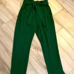 DO+BE  Paperbag pants green MEDIUM Tie-Belted Photo 2