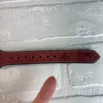 Justin Boots  Leather Belt Womens 30 Brown Silver Concho‎ Button Buckle Top Grain Photo 9