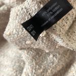 The Limited top shirt Textured Fringe Trim Knit shirt sleeve oversized medium Photo 5