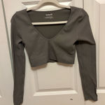 Garage  Long Sleeve Crop Top Photo 0